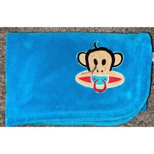 Small Paul Monkey Face Blue‎ Blanket